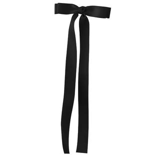 Jennie同款超长蝴蝶结飘带发夹少女丝带顶夹芭蕾风绑发鸭嘴夹头饰