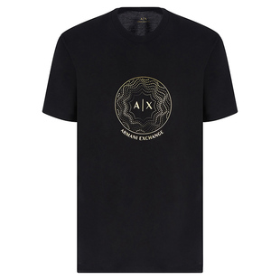Armani/阿玛尼AX 男士金标时尚休闲圆领短袖T恤 XM000328 AF10364