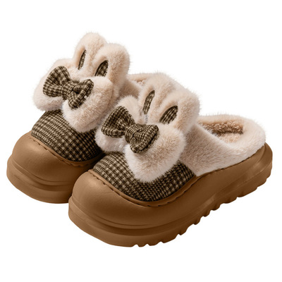 女士棉拖鞋2025新款洋气时尚冬季