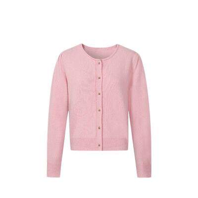 GCRUES金属扣装饰毛衣开衫