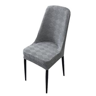 万能弧形椅子套罩弹力通用型异形家用餐椅套罩靠背一体防滑凳子套