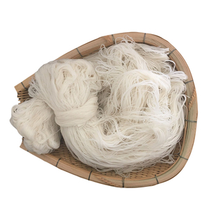 云南德宏新鲜撒撇米线1斤3斤5斤正宗傣族特细米线早点半干米线