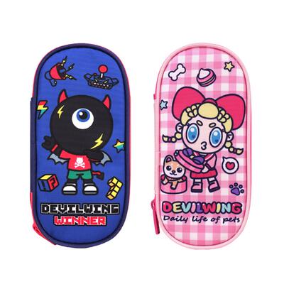 小恶魔学生文具盒大容量卡通