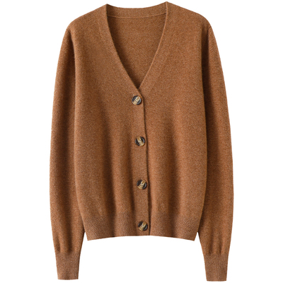 启超官方高端100%纯山羊绒衫