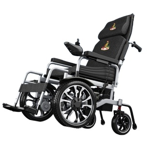 凤凰电动轮椅大前轮智能全自动折叠越障躺专用残疾人老年人代步车