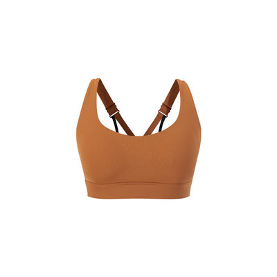 INNERLAND交叉撞色肩带运动文胸