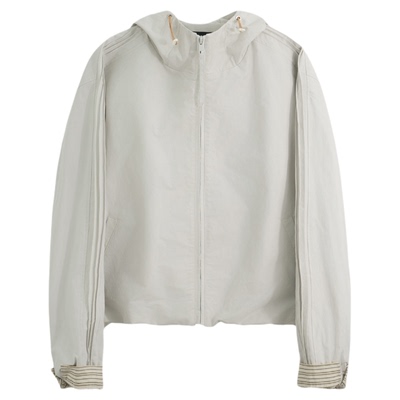 BBFER本依凡春款连帽英伦风短外套文艺简约外搭拉链款女0200