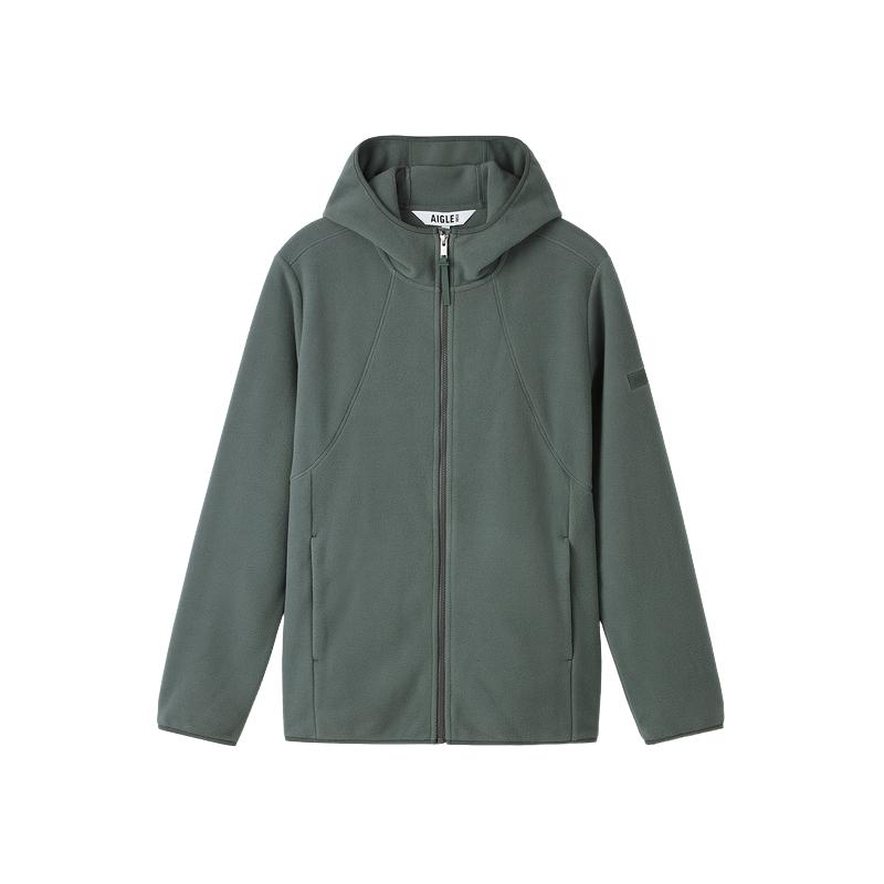 AIGLE男士抓绒衣polartec200保暖