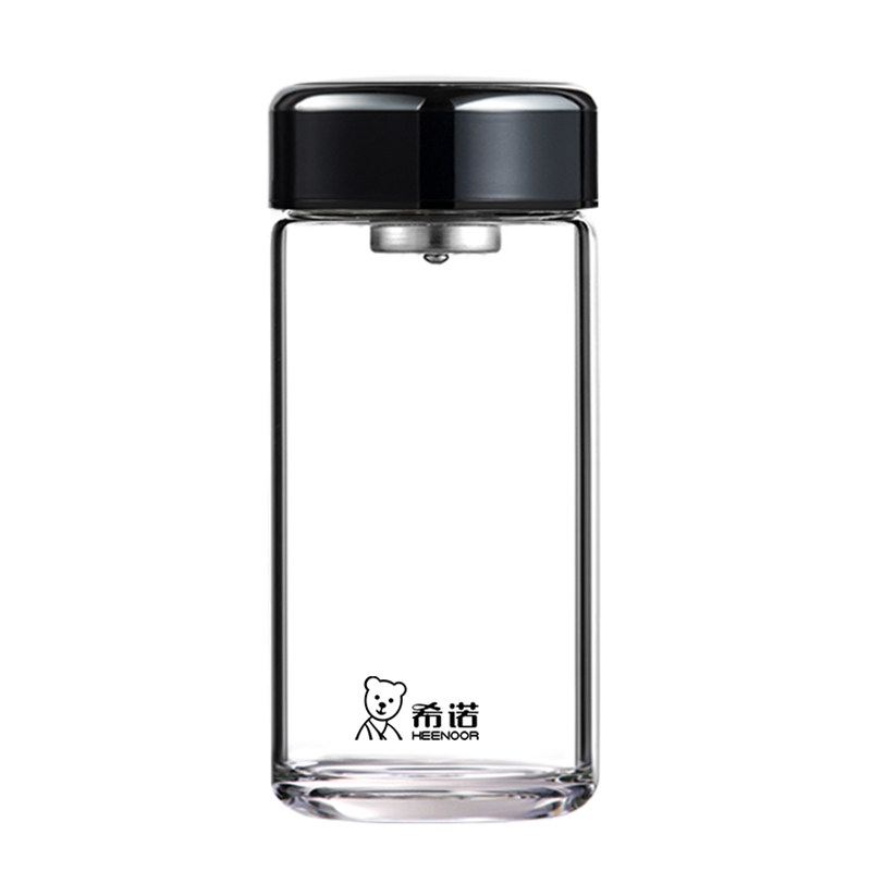 希诺2025新款单层加厚泡茶玻璃杯
