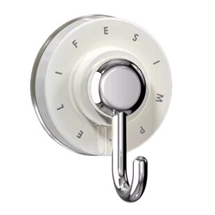 门后吸盘挂钩真空强力无痕收纳免打孔家用浴室厨房旋转卫生间粘钩