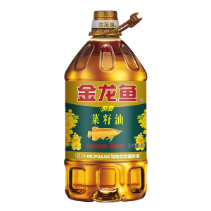 金龙鱼醇香菜籽油5L 桶装家用食用油菜籽油 醇香浓郁炒菜健康