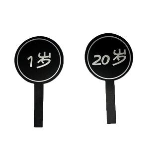 礼品盒生日年龄牌包装纸丝带一岁一礼送男生女朋友1到25岁30礼物