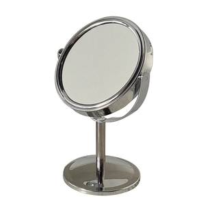 镜子化妆镜便携桌面小镜子学生宿舍工位梳妆台手持镜迷你台式旋转