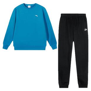 安踏男童套装春秋季2026新款中大童加绒卫衣酷帅冬装儿童衣服男孩