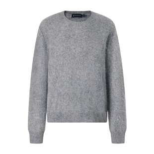 POLOWALK女装女式羊毛衫2025冬季简约百搭圆领套头显瘦羊毛打底衫