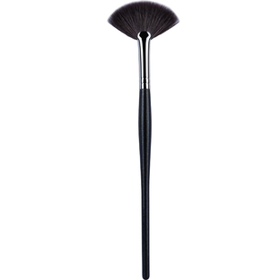 魅女郎扇形刷高光刷余粉刷细光锋羊毛超柔软提亮刷一支装化妆刷子