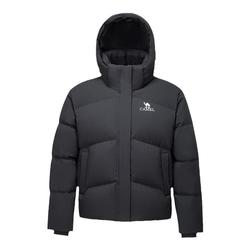 骆驼女装短款连帽羽绒服