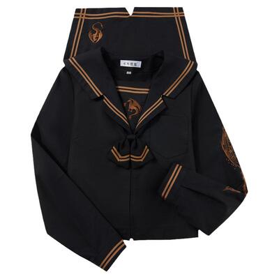 原创JK正版不良少女长裙暗黑套装