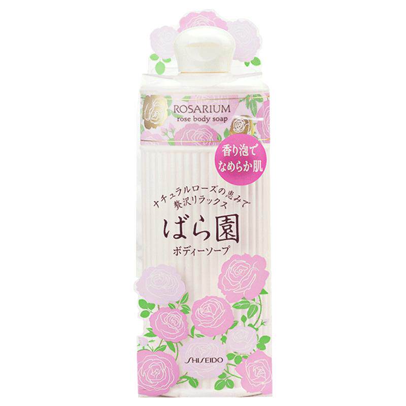 【自营】rosarium资生堂玫瑰园香氛身体沐浴露300ml滋润女进口