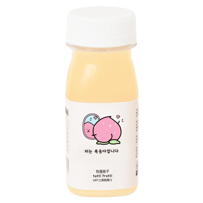 100%HPP久保桃子汁鲜榨水蜜桃