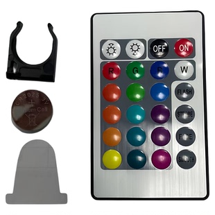 RGB氛围led灯LED智能RGB24灯条键遥控器小夜灯灯彩色灯泡控制器