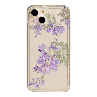 紫藤花手机壳适用苹果16新中式iphone15promax国风14plus古风13mini小清新12新款11高级感x透明8套17/xs/7/xr