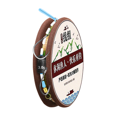 成品线组尼龙线绑好双钩斑点隐形