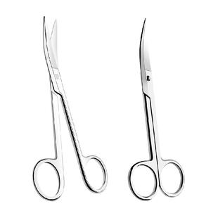 秝客医用剪刀不锈钢医疗外科手术剪弯直尖实验室解剖剪拆线眼科剪