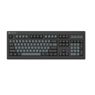 腹灵OG98/104码农咖啡三模无线蓝牙机械键盘复古风热插拔办公游戏