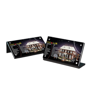 适用于乐高21330小鬼当家积木模型喜剧电影系列亚克力展示铭牌架