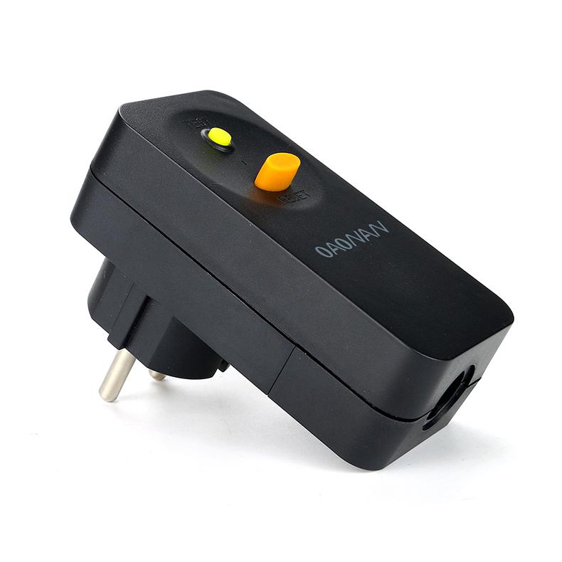 南岛空调电热水器欧规欧标欧式漏电保护器插头10A/16A接线式漏保