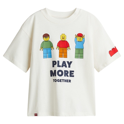 【乐高】HM童装男童T恤春季圆领柔软宽松卡通印花短袖上衣1117472