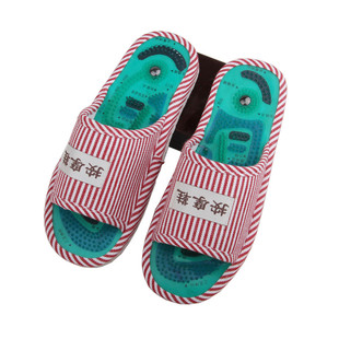 穴位磁疗按摩拖鞋男女防滑足疗鞋保健足底脚底鹅卵石按摩鞋春夏季