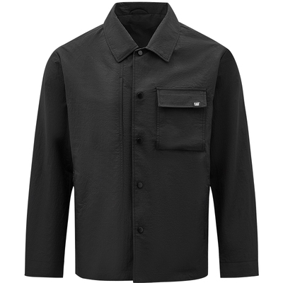 CAT卡特26春季新品男士复古工装宽松百搭衬衫式工装风贴袋夹克