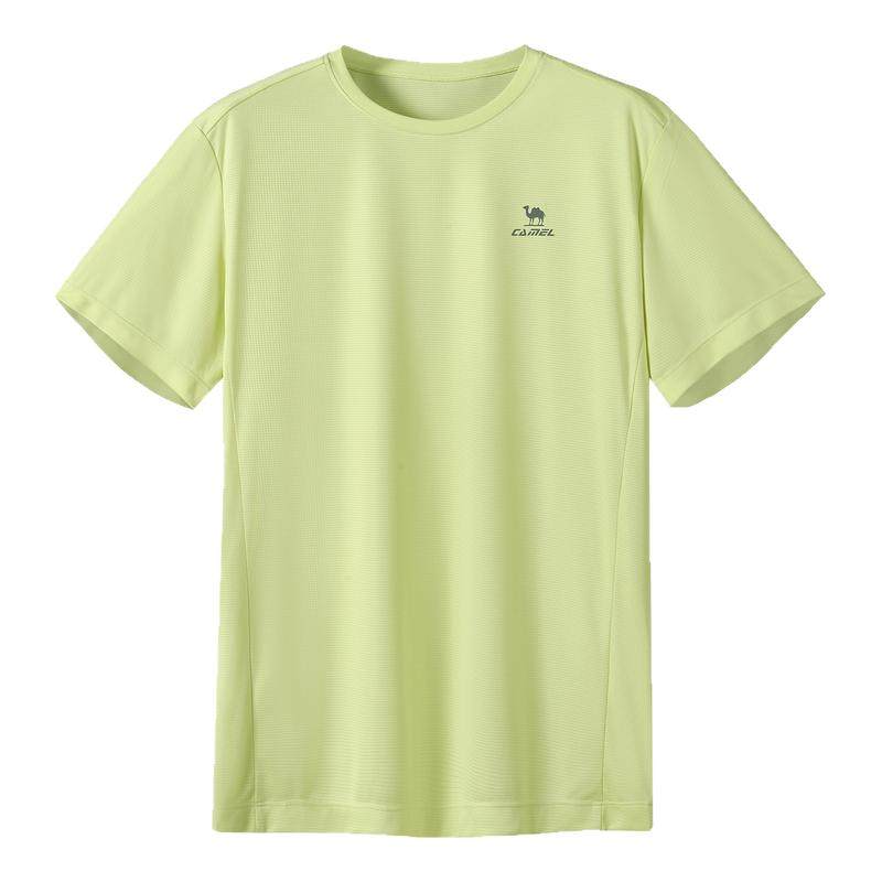 骆驼跑步T神运动速干t恤男2026夏季新款圆领透气户外速干衣短袖女