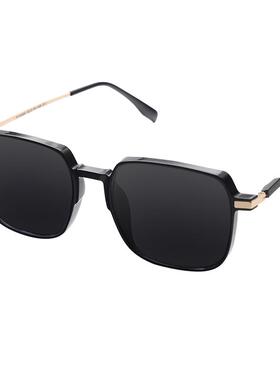 大框墨镜男夏防晒大脸显瘦太阳镜