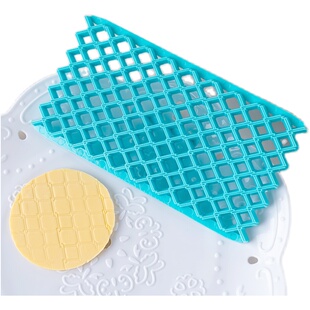 翻糖工具曲艺纹路印花模具螺纹饼干压膜爱心菱形纹理翻糖围边模具