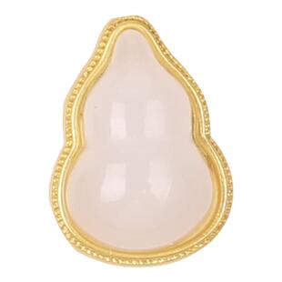 保色18k古法金镶嵌隔珠转运珠diy手工材料手串项链配件珐琅小彩珠