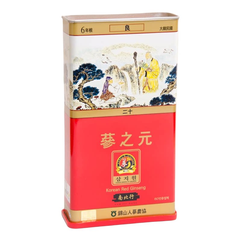 参之元高丽参良字级20支四两装大补元气滋补强壮强身健体益智进口