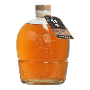 绍兴产黄酒 二十年陈本色花雕原酒无焦糖色1.5L3斤坛装糯米加饭酒
