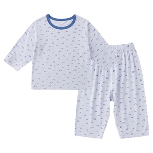 嘟嘟家儿童睡衣套装宝宝夏季两件套男童女童薄款家居服婴儿衣服类