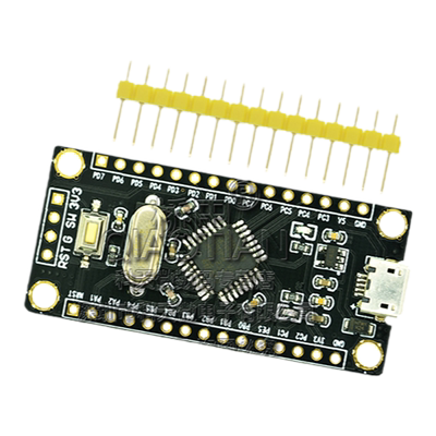 STM8开发板小系统板STM8S105K4T6核心板单片机学习板实验板镀金版