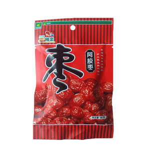 批发雨恋阿胶枣果脯金丝枣蜜枣蜜饯休闲小零食开袋即食袋装50克