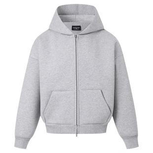 SWFI远东 25AW 600G纯棉复合内层加厚BOXY短宽卫衣帽衫拉链外套