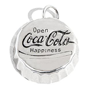 地心引力Gravity复古可乐瓶盖925纯银项链小众挂饰嘻哈吊坠情侣