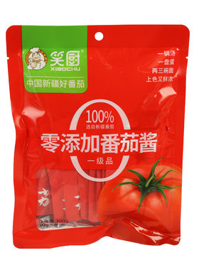 新疆笑厨纯番茄酱30g*10袋小包装
