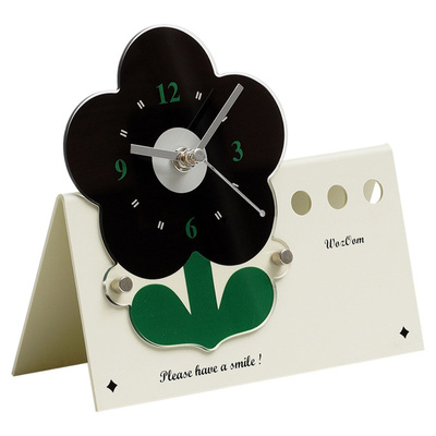 ins风玄关时钟摆件2025新款