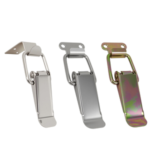 不锈钢弹簧鸭嘴扣箱扣搭扣锁扣工具箱卡扣箱包挂锁卡锁弹簧搭扣