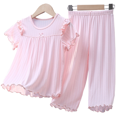 莫代尔夏季透气家居服套装