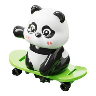 熊猫运动会儿童发条玩具网红呼啦圈熊猫三兄弟3婴儿6抬头爬行玩具